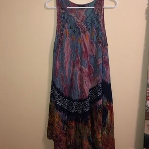 Bohemian Dress, from Mexico; Made in India. Size M